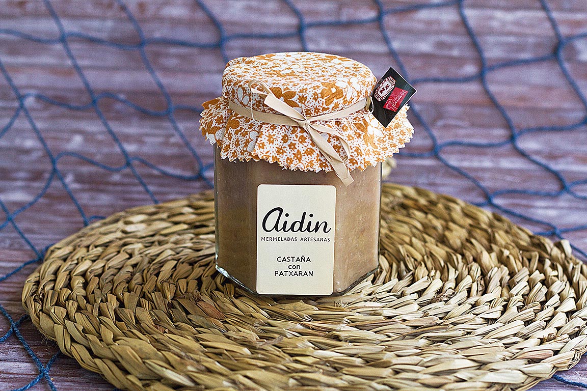 Confiture de châtaignes avec Patxaran AIDIN