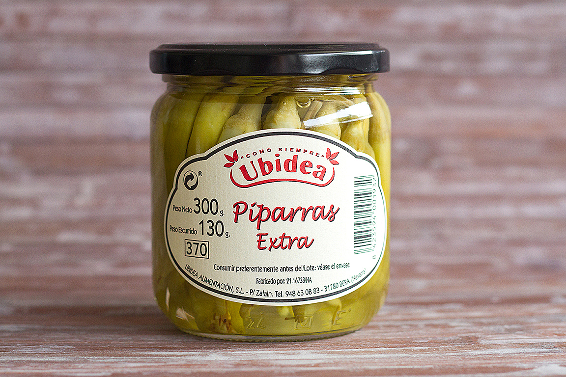 Piments d’Ibarra au vinaigre Ubidea