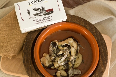 Kokotxas (joue de poisson) &agrave; l'huile d'olive