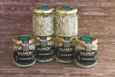 Lot de 6 pots surimi de civelles Salanort